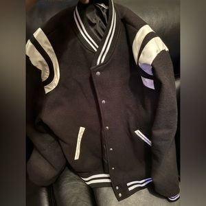 Black Varsity Jacket